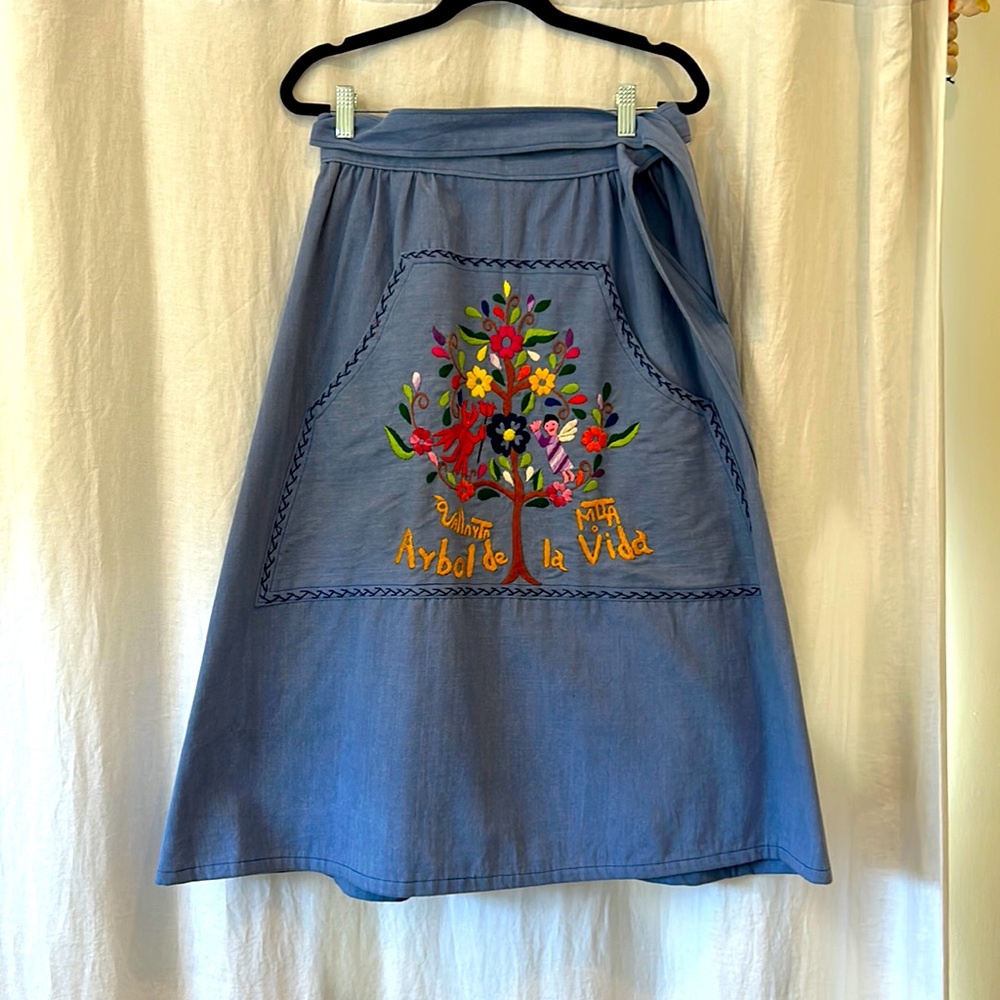Vintage Wrap Skirt